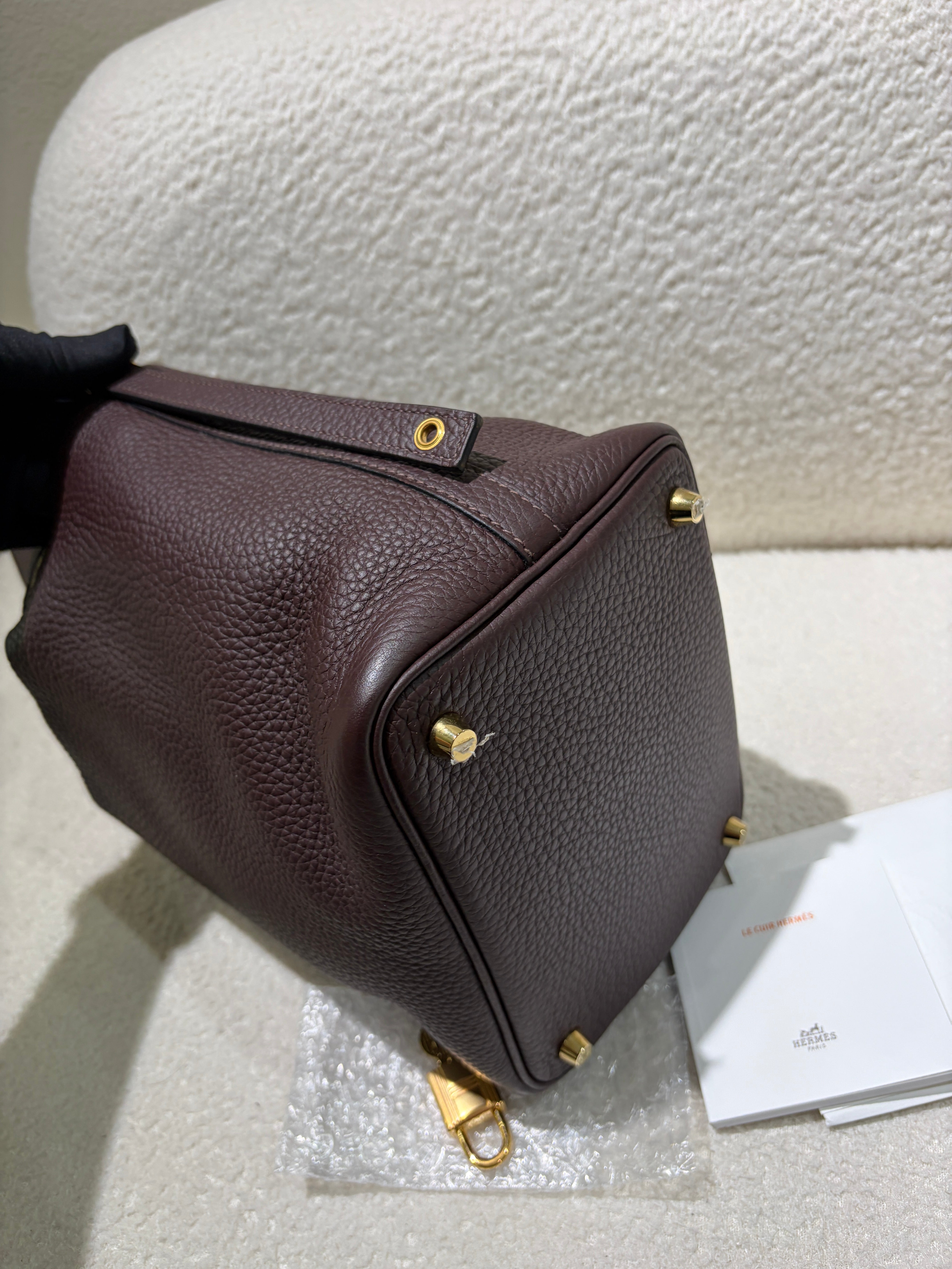 Hermes Picotin 18 - TC Clemence Leather Palladium Silver Hardware Stamp Square P